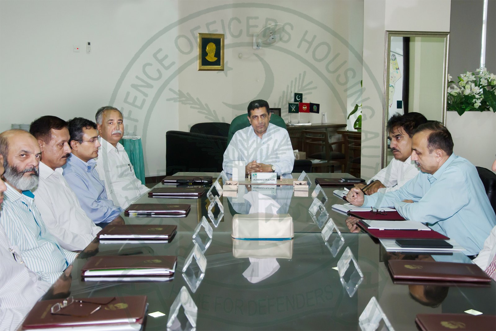 ADMINISTRATOR DHA VISITS DCK