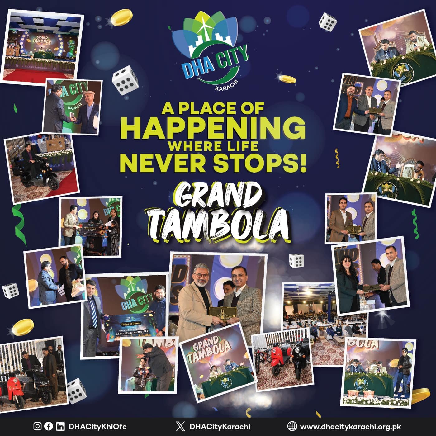 GRAND TAMBOLA EVENT HELD AT DHA CITY KARACHI (DCK)
