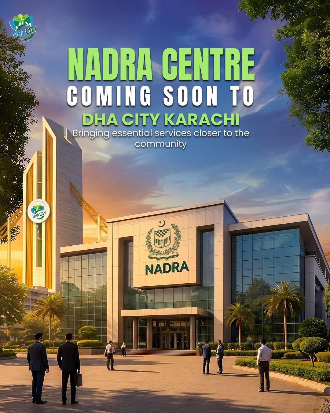 DG NADRA VISITS DHA CITY KARACHI FOR AGREEMENT SIGNING OF NEW NADRA CENTRE