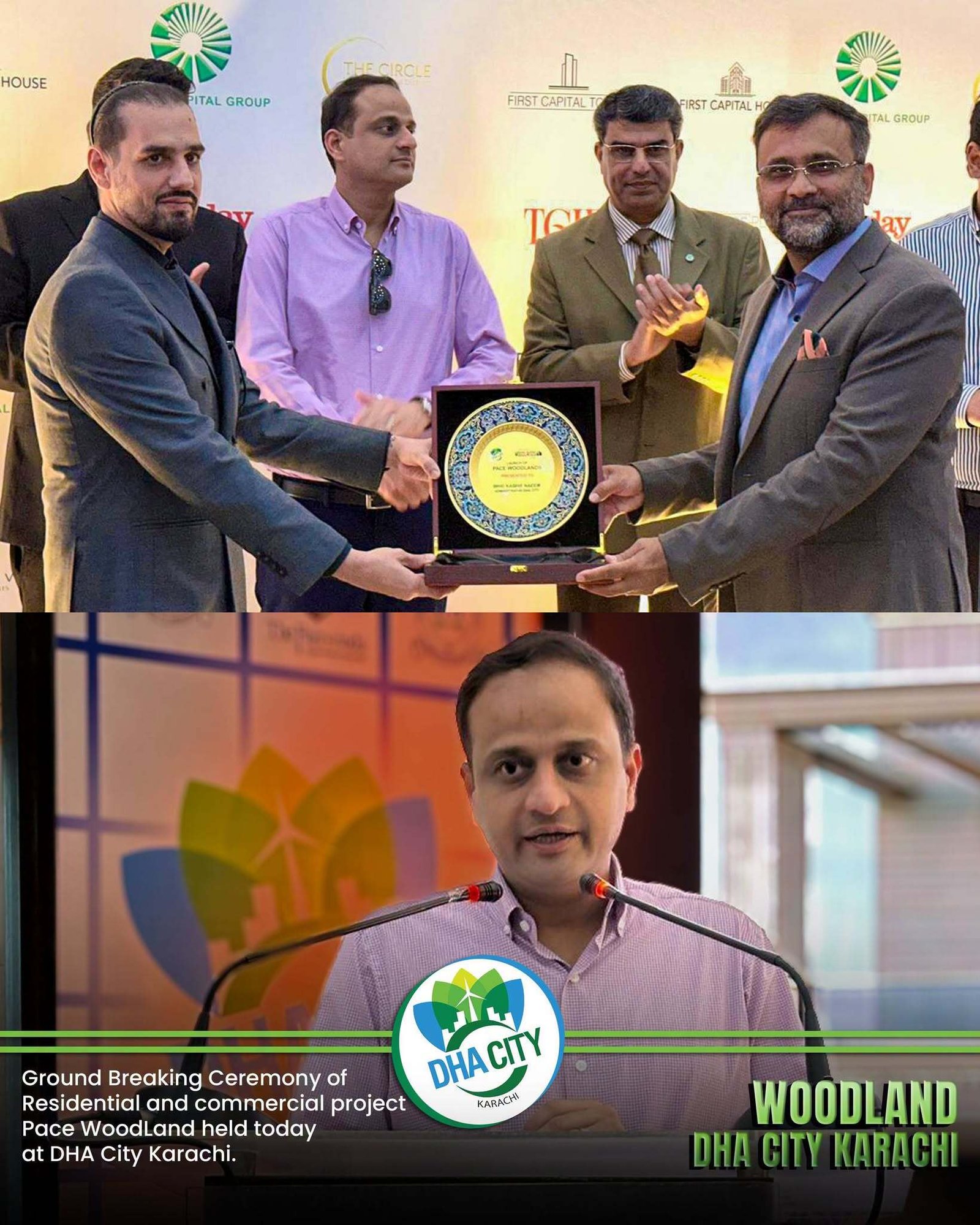 Groundbreaking Ceremony of Pace WoodLand Held at DHA City Karachi