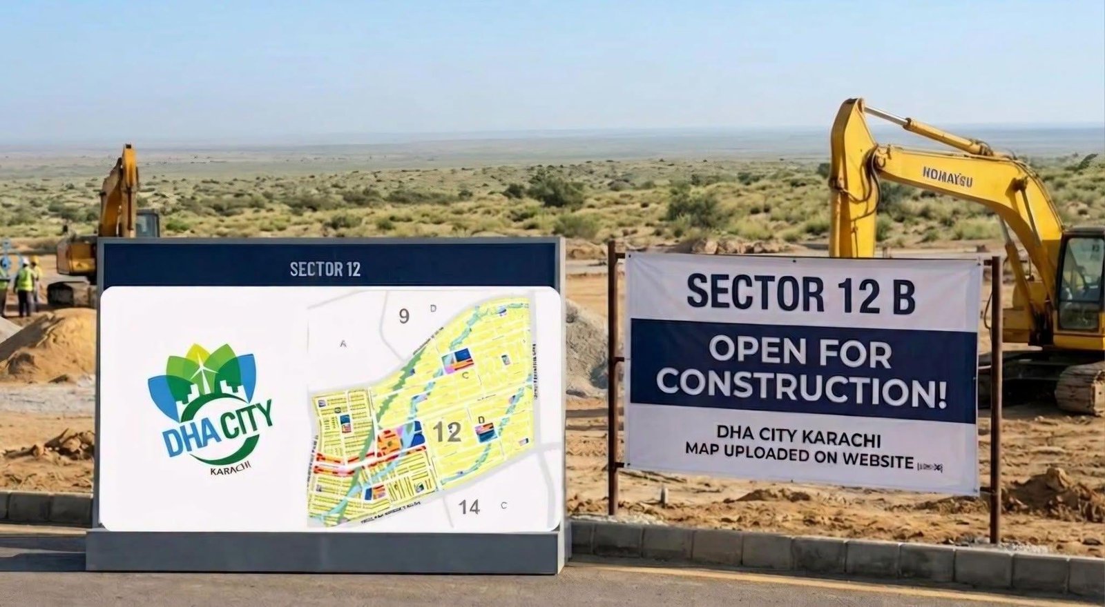 DHA City Karachi: Sector 12-B Now Open for Construction